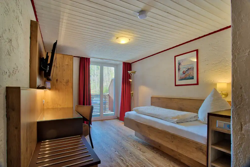 Einzelzimmer im Hotel